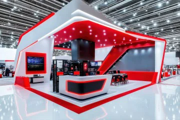 Funkcjonalna zabudowa stoisk wystawienniczych